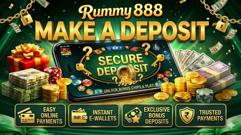 Make a deposit Rummy 888